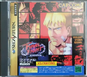 Final Fight Revenge (Sega Saturn, versión Japón) Auténtico, completo con reg y columna vertebral - Imagen 1 de 24