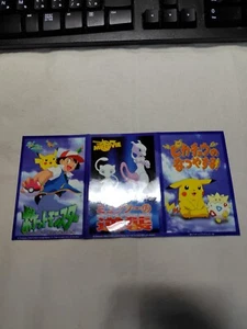 Pokemon Sticker Seal Pikachu The Movie Promo Project 98 Mewtwo Japanese 10877 - Picture 1 of 8