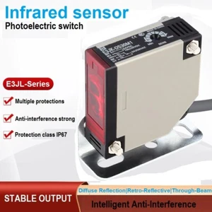 Infrared Sensor Photoelectric Switch E3JK-R4M1 Diffuse Anti-Reflection DC Sensor - Picture 1 of 21