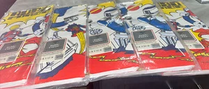 5 Robo Force 1984 Table Cover Hallmark NOS Cloths. Factory Sealed No Creases - Picture 1 of 14
