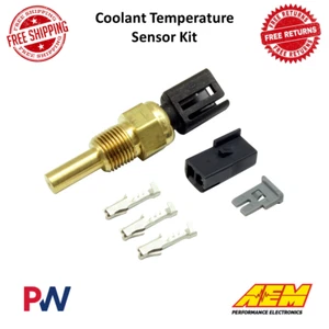 AEM Water Temperature Sensor Kit 1/8"NPT Plug, Pins & Pin Lock Universal 30-2012 - Foto 1 di 10