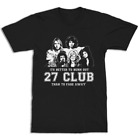 Forever 27 Club Amy Winehouse Jim Morrison koszulka czarna S-4XL NL706