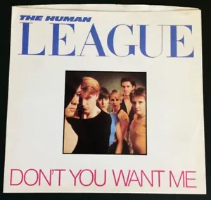 The Human League, "Don't You Want Me/Seconds" A7M, 1982 Picture Sleeve Only, EX - Picture 1 of 2