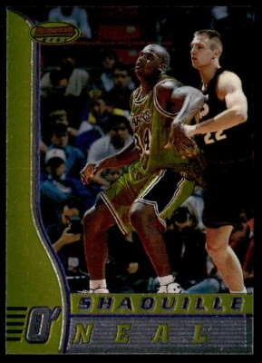 1996 Bowman's Best #70 Shaquille O'Neal   Basketball Los Angeles Lakers - Image 1 of 2