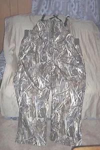 Mens 3X Camo Bib Overalls Insulated Hunting Coverall Dri Fowl Bibs Waterproof - Picture 1 of 8
