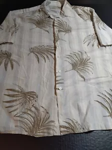Vtg Caribbean Blues Hawaiian Shirt Button Up 100% Cotton Men's XLarge - Picture 1 of 9