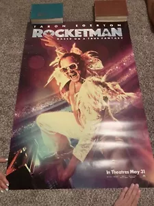 ELTON JOHN ROCKETMAN 27x40 Original Theater Poster - Picture 1 of 4