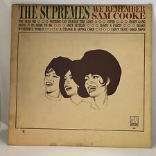 The Supremes We Remember Sam Cooke Vinyl LP Record Album Motown MT-629