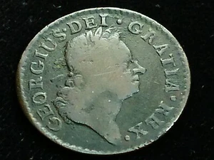 Desirable 1723 Wood's Hibernia Irish / U.S. Copper Farthing - Picture 1 of 6