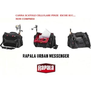 RUMB Rapala Urban Messenger Bag Borsa SPINNING DA TRACOLLA CON PORTA CANNE - Foto 1 di 1