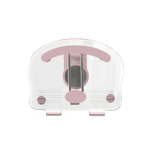 Acrylic Tablet Stand Desktop Foldable Holder 360° Rotation Base Clear Bracket ee - Picture 1 of 6
