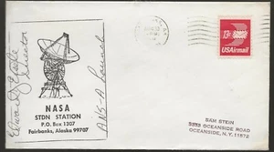 1974 NASA STDN Station Fairbanks Alaska, Autographed Edward Eisele ANS-A Launch - Picture 1 of 2