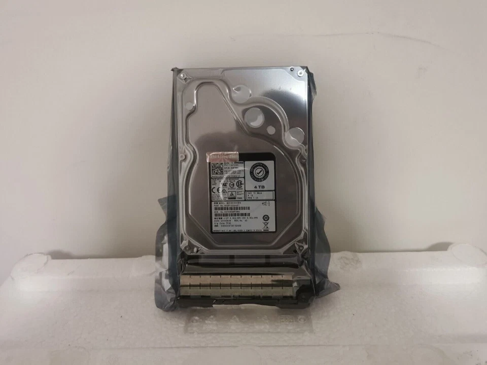 4TB 7.2K 12G 00F9W8 LFF 3.5" SAS HARD DRIVE T330 T430 T630 R530 R630 R730 - Image 1 of 1