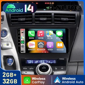 Für Toyota Prius Plus 2012-2017 Carplay Android 14 Autoradio GPS 2+32G Head Unit - Bild 1 von 15