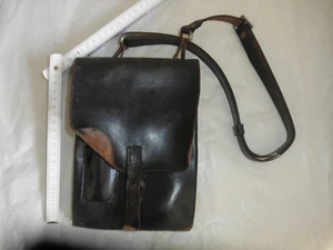 Alte schwarze Meldetasche - Bild 1 von 2