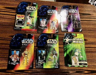 Kenner/hasbro Star Wars Shadows, Power Of The Force Lot Of 6 Figures 1995-2001 - Image 1 of 4