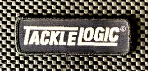 TACKLE LOGIC EMBROIDERED SEW ON PATCH PLANO TACKLE BOX FISHING 4 1/2 x 1 1/2 NOS - Picture 1 of 2