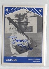 James Steels 1983 TCMA Beaumont Golden Gators signed auto autographed card