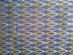 6 Yards x 58" W Maharam Divide In Forest Stain Res. Upholstery Fabric Retro MOD - Picture 1 of 4