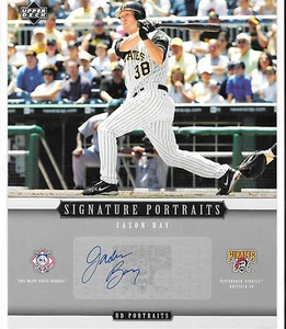 2005 UD Portraits Signature Portraits Auto 8 x 10 Jason Bay Autograph Pirates AU - Picture 1 of 1