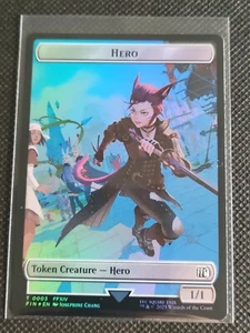 Hero (0003) || Ficha de doble cara de comida (0022) - Lámina - Magic The Gathering: Final Fantasy FIN - Imagen 1 de 2