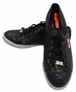 G By Guess Damenschuhe 9,5 schwarz Schnürschuhe Obermaterial Leder - Bild 1 von 6
