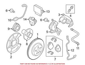 Genuine OEM ABS Wheel Speed Sensor Rear for BMW 34526784901