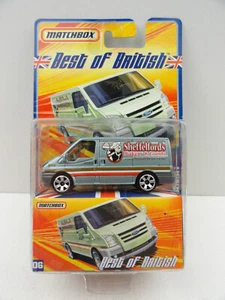 2008 Matchbox Best of British #6 Ford Transit (Blue Sheffelford’s Bakery) - Bild 1 von 6