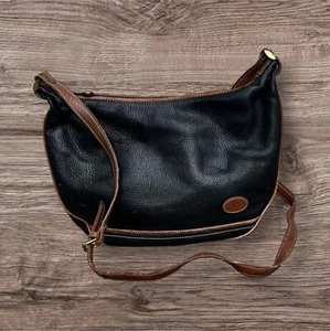 Liz Claiborne Umhängetasche Handtasche echt genarbtes Leder - Bild 1 von 7