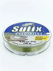 Sufix Specialiste Zander 0,28mm/6,0Kg/150m Pike Perche Zanderschnur Monofil - Photo 1/3