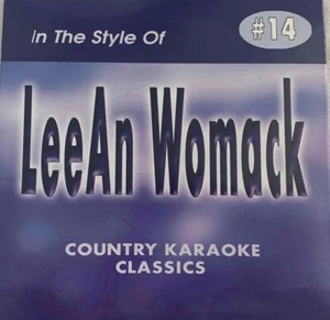 LEEAN WOMACK CDG KARAOKE DISC COUNTRY CLASSICS CKC #14 CD+G MUSIC SONGS ! - Imagen 1 de 2