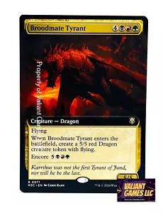 MTG Broodmate Tyrant #0071 Borderless Modern Horizons 3 - Picture 1 of 1