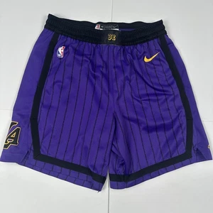 Los Angeles Lakers Nike City Edition Nba Magic Shorts 2018-19 XL XLarge 42 - Picture 1 of 5