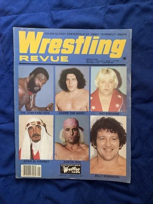 Wrestling Revue Annual Issue 1984 Junkyard Dog/André the Giant/Superfly Snuka - Image 1 of 3