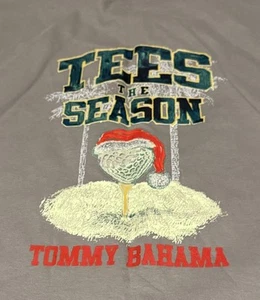 Tommy Bahama "Tees the Season" Gray Holiday T-Shirt Men's Sz XL NWT - Picture 1 of 4