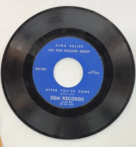 Alma Balier with Slim Gaillard Rare SGM 45rpm 1964 - Imagen 1 de 2