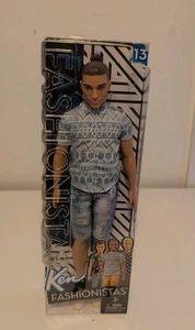 Barbie Fashionistas #13 Distressed Denim Ken Doll FNJ38 Mattel 2016 - Picture 1 of 18