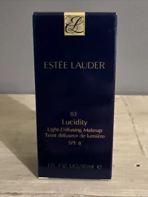 Estee Lauder 03 VANILLA BEIGE 2C1 Lucidity Light Diffusing Makeup 1 fl oz. NIB! - Image 1 of 4
