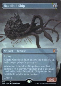MTG Nautiloid Ship Borderless Foil Misprint Discolor - Picture 1 of 2