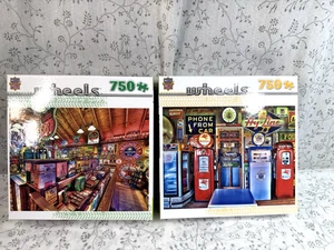 Master Pieces Wheels Series Puzzles, 2 - 750 pieces each. Complete - Picture 1 of 12