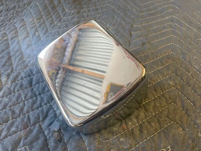 Capa de bobina cromada lisa para modelos Harley Davidson Softail Fat Boy Heritage - Imagem 1 de 3