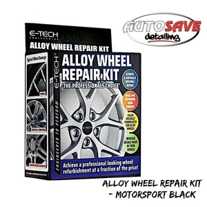 E-Tech - Alufelge Refurbishment Kit - Motorsport schwarz 400ml - Bild 1 von 3