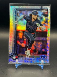 2025 Topps Chrome Baseball BO BICHETTE #101 Logofractor Blue Jays World Series - Bild 1 von 2