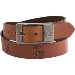 Colorado Rockies Brandish Leather Belt - Picture 1 of 1