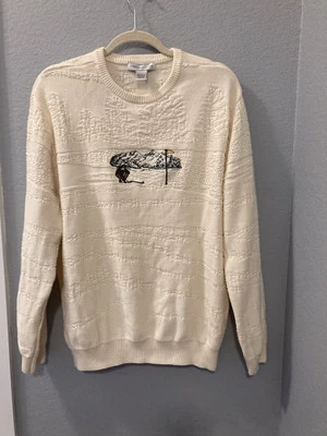 Suéter Pullover De Colección Ciprés Eslabones Hombres Talla L Tejido Manga Larga Golf Informal Foto 1 de 4