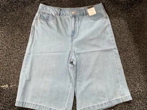 Nuevo corto de mezclilla Jort talla 12-18 color azul - Imagen 1 de 21