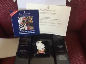Royal Crown Derby Collectors Guild member Dormouse Paperweight 2009 6.5cm - Picture 1 of 5