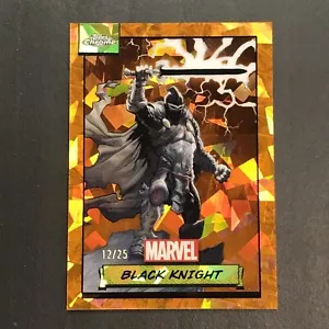 2024 Topps Chrome Marvel Sapphire Orange Refractor /25 BLACK KNIGHT #105 (cao) - Picture 1 of 6