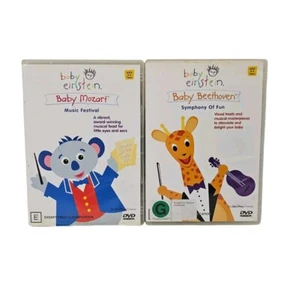 2 x Baby Einstein Dvd Mozart Beethoven Rated E PAL Walt Disney Ages 0-3 - Bild 1 von 7