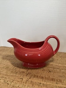 Vintage Fiestaware Red Sauce/Gravy Boat Dish Homer Laughlin USA - Picture 1 of 3